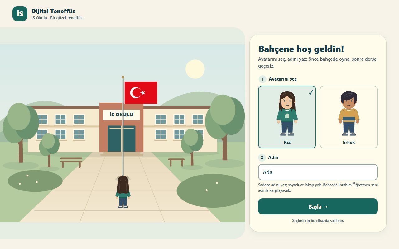 1 · Giriş ekranı